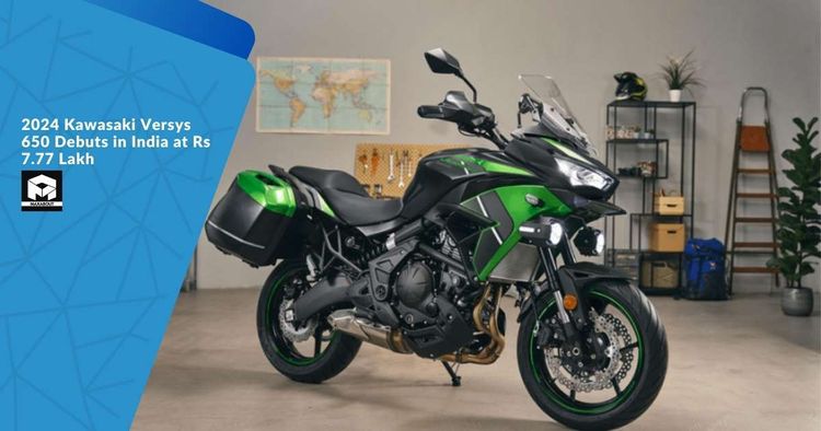 2024 Kawasaki Versys 650 Debuts in India at Rs 7.77 Lakh