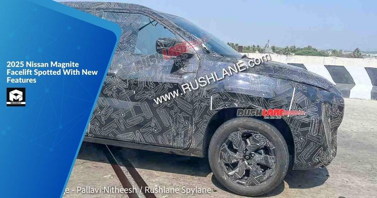 2025 Nissan Magnite Facelift Spotted With New Features