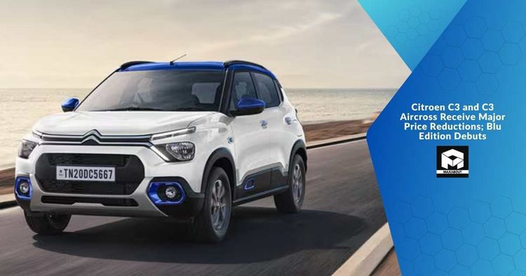 Citroen C3 and C3 Aircross Receive Major Price Reductions; Blu Edition Debuts