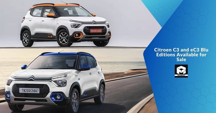 Citroen C3 and eC3 Blu Editions Available for Sale