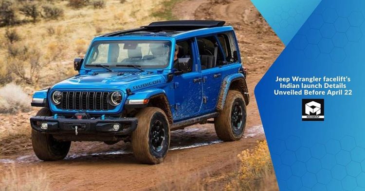 Jeep Wrangler Facelift's Indian Launch Details Unveiled Before April 22