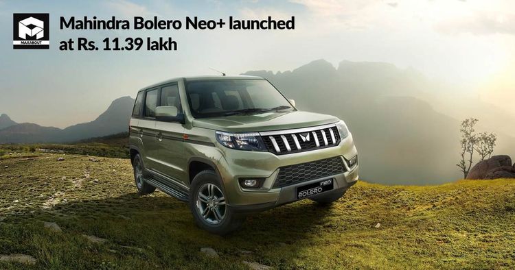 Mahindra Bolero Neo+ launched at Rs. 11.39 lakh