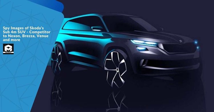 Spy Images of Skoda's Sub 4m SUV-Competitor to Nexon, Brezza, Venue and More