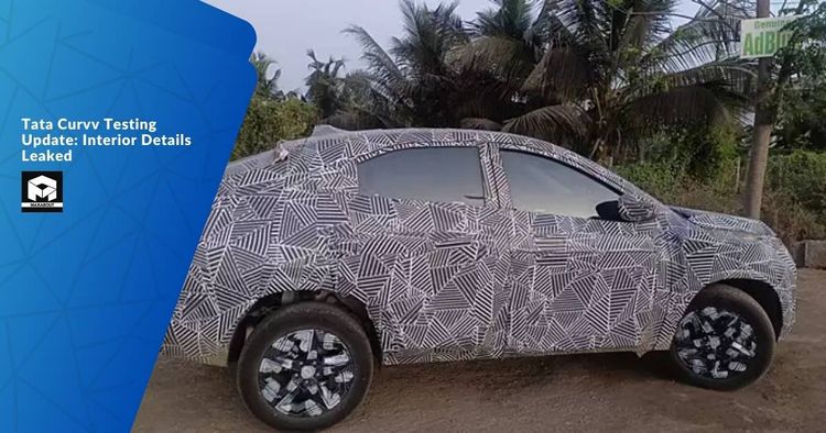 Tata Curvv Testing Update: Interior Details Leaked