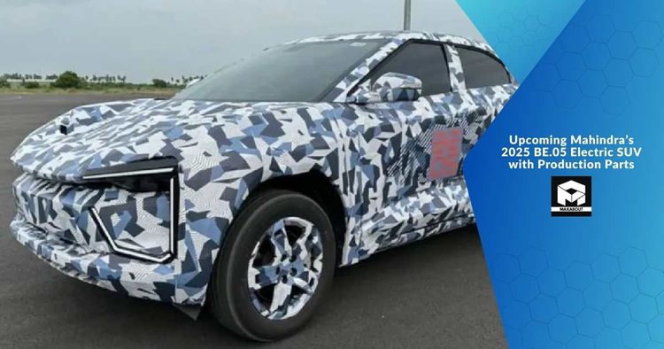 Upcoming Mahindra's 2025 BE.05 Electric SUV with Production Parts