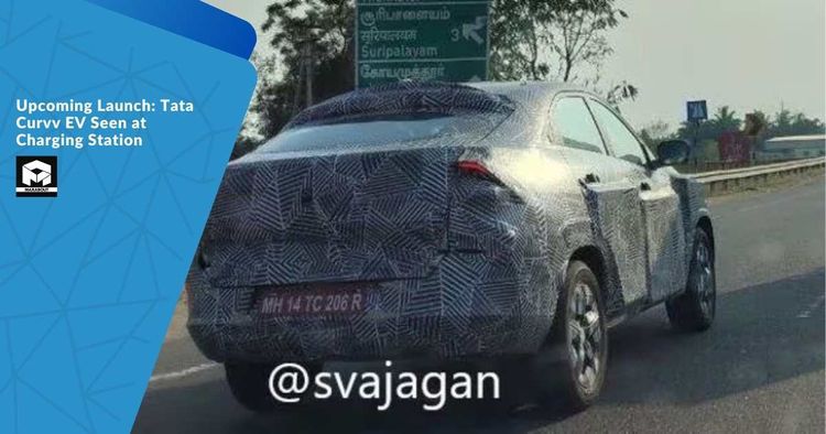 Upcoming Launch: Tata Curvv EV Seen at Charging Station