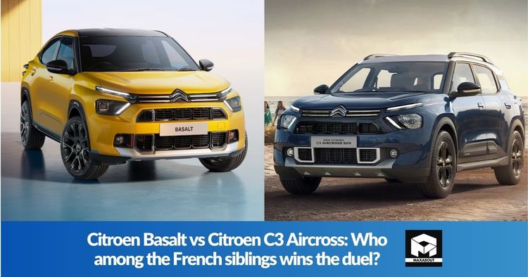 Citroen Basalt vs Citroen C3 Aircross: Who among the French siblings wins the duel?