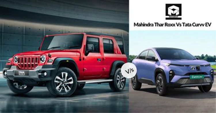 Taking Center Stage- Mahindra Thar Roxx Vs Tata Curvv EV