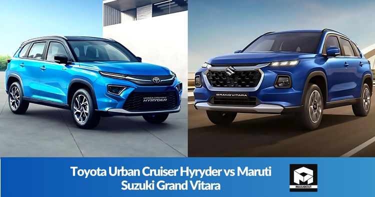 Toyota Urban Cruiser Hyryder vs Maruti Suzuki Grand Vitara