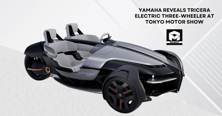 Yamaha Reveals Tricera Electric Three-Wheeler at Tokyo Motor Show