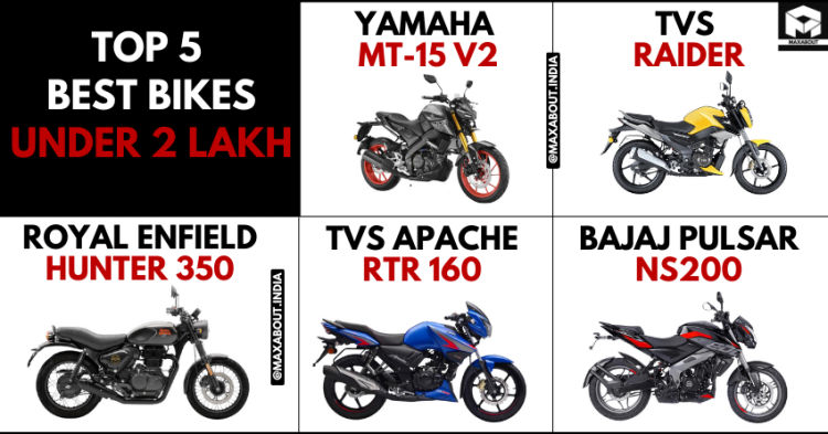 Top 5 Best Bikes Under 2 Lakh