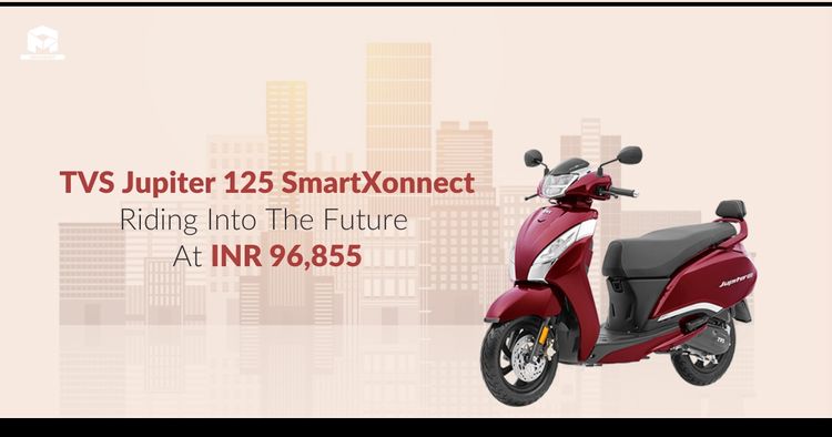 TVS Jupiter 125 SmartXonnect - Riding Into the Future at Rs 96,855