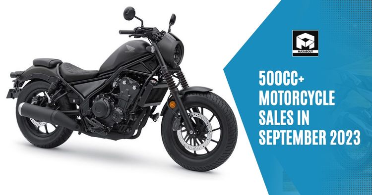 500cc+ Motorcycle Sales in September 2023