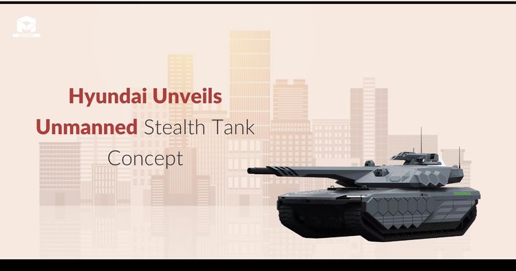 Hyundai Unveils Unmanned Stealth Tank Concept