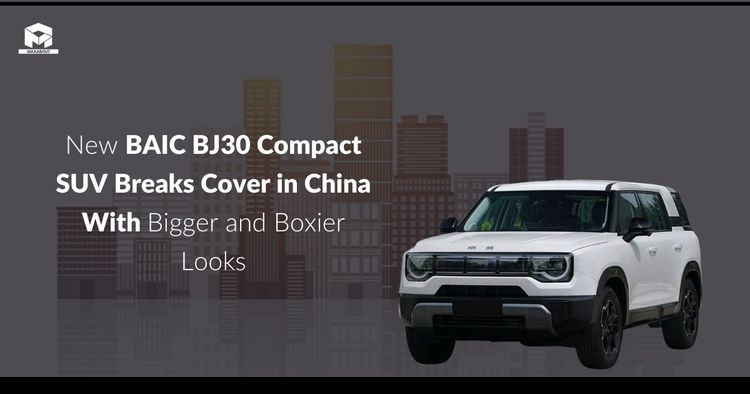 New BAIC BJ30 Compact SUV Breaks Cover in China With Bigger and Boxier Looks