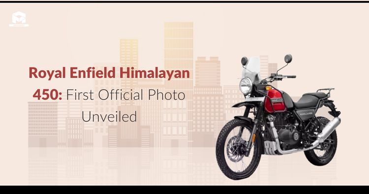 Royal Enfield Himalayan 450 - First Official Photo Unveiled