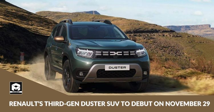 Renault's Third-Gen Duster SUV to Debut on November 29