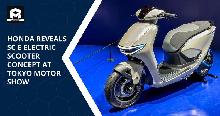 Honda Reveals SC e - Electric Scooter Concept at Tokyo Motor Show