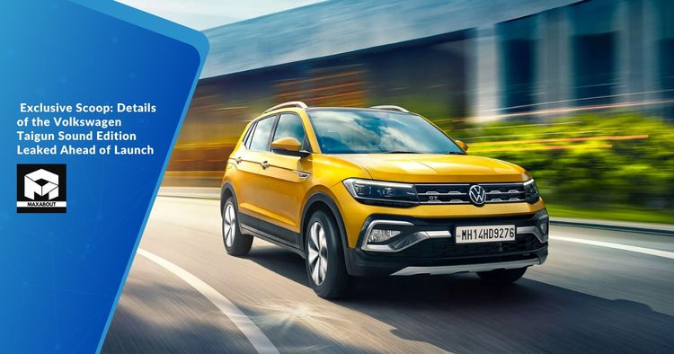 Exclusive Scoop: Details of the Volkswagen Taigun Sound Edition Leaked Ahead of Launch