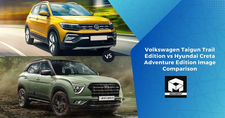  Volkswagen Taigun Trail Edition vs Hyundai Creta Adventure Edition: Image Comparison