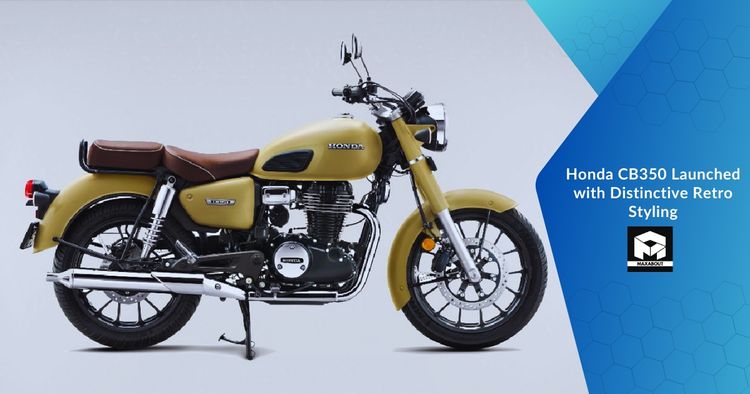 Honda CB350 Launched with Distinctive Retro Styling