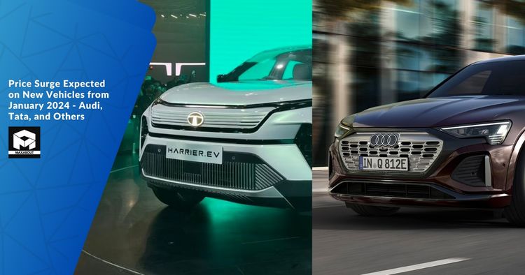 Price Surge Expected on New Vehicles from January 2024 - Audi, Tata, and Others