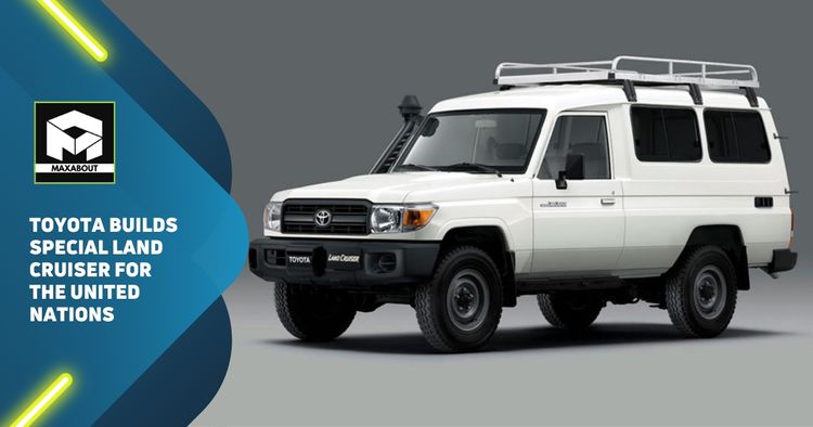Toyota Builds Special Land Cruiser for the United Nations