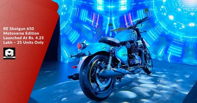 RE Shotgun 650 Motoverse Edition Launched At Rs. 4.25 Lakh – 25 Units Only