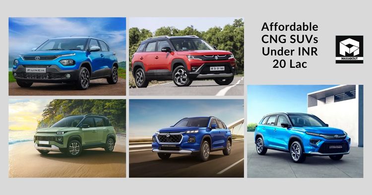 Affordable CNG SUVs Under INR 20 Lakh