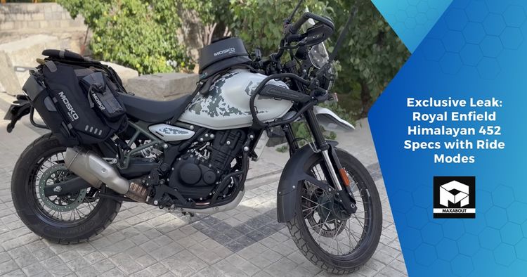 Exclusive Leak: Royal Enfield Himalayan 452 Specs with Ride Modes