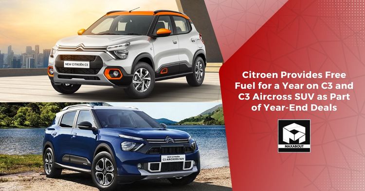 Citroen Provides Free Fuel for a Year on C3 and C3 Aircross SUVs as Part of Year-End Deals