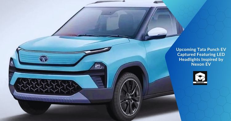 Upcoming Tata Punch EV Captured Featuring LED Headlights Inspired by Nexon EV