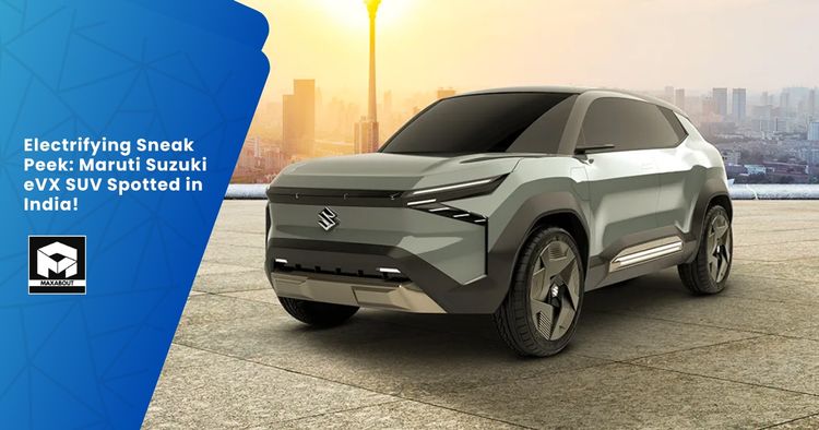 Electrifying Sneak Peek: Maruti Suzuki eVX SUV Spotted in India!