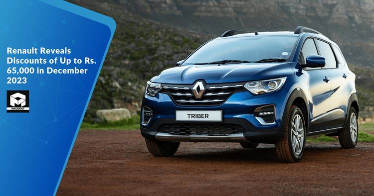 Renault Reveals Discounts of Up to Rs. 65,000 in December 2023