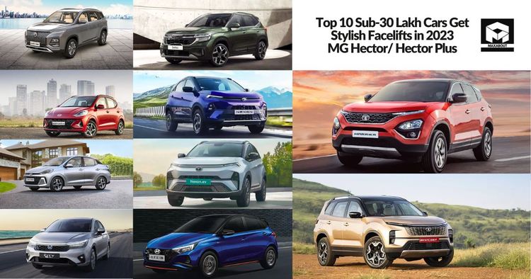 Top 10 Sub-30 Lakh Cars Get Stylish Facelifts in 2023