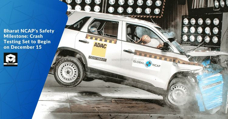 Bharat NCAP's Safety Milestone: Crash Testing Set to Begin on December 15