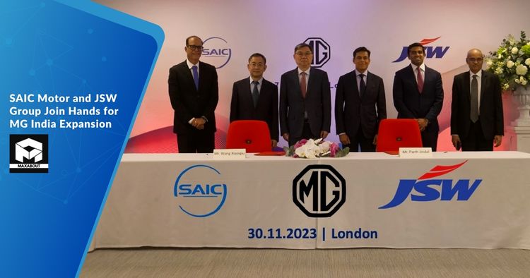 SAIC Motor and JSW Group Join Hands for MG India Expansion