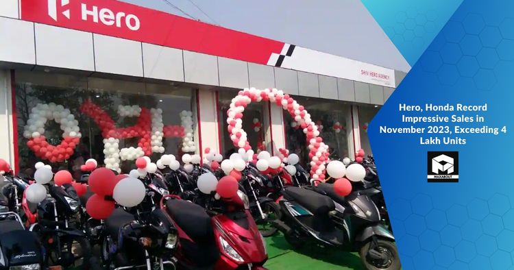 Hero, Honda Record Impressive Sales in November 2023, Exceeding 4 Lakh Units