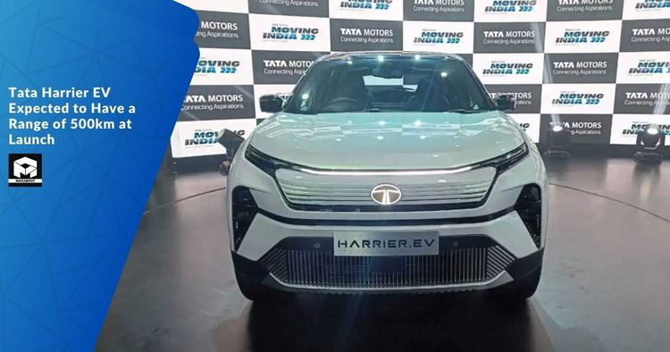 Tata Harrier EV Expected to Have a Range of 500km at Launch