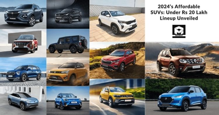 2024's Affordable SUVs: Under Rs 20 Lakh Lineup Unveiled