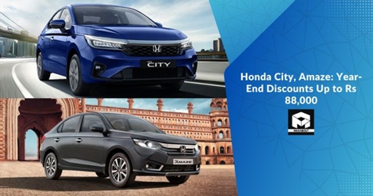 Honda City, Amaze: Year-End Discounts Up to Rs  88,000