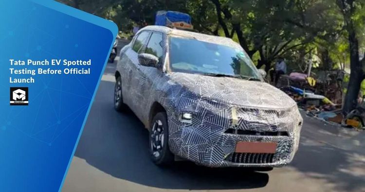 Tata Punch EV Spotted Testing Before Official Launch