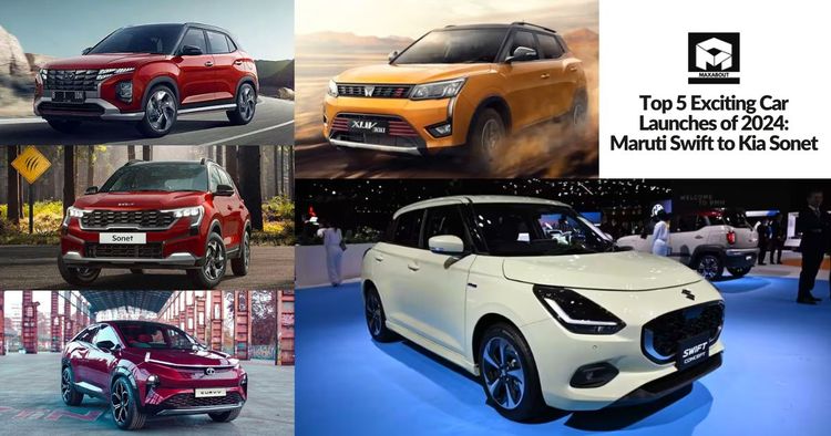 Top 5 Exciting Car Launches of 2024: Maruti Swift to Kia Sonet