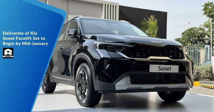 Deliveries of Kia Sonet Facelift Set to Begin by Mid-January