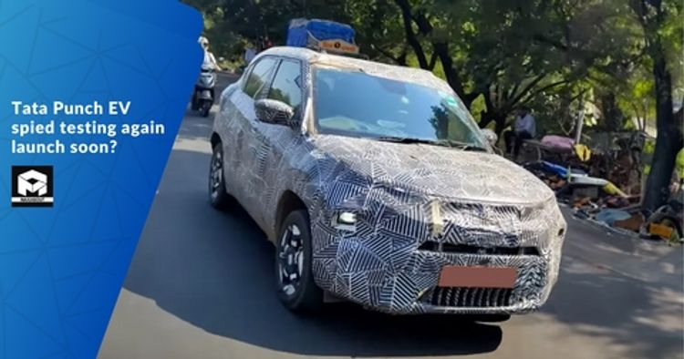 Tata Punch EV spied testing again; launch soon?