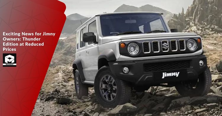 Exciting News for Jimny Owners: Thunder Edition at Reduced Prices