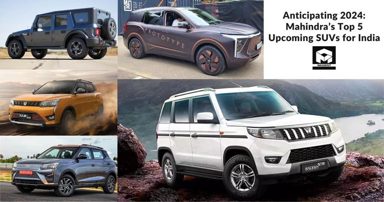 Anticipating 2024: Mahindra's Top 5 Upcoming SUVs for India