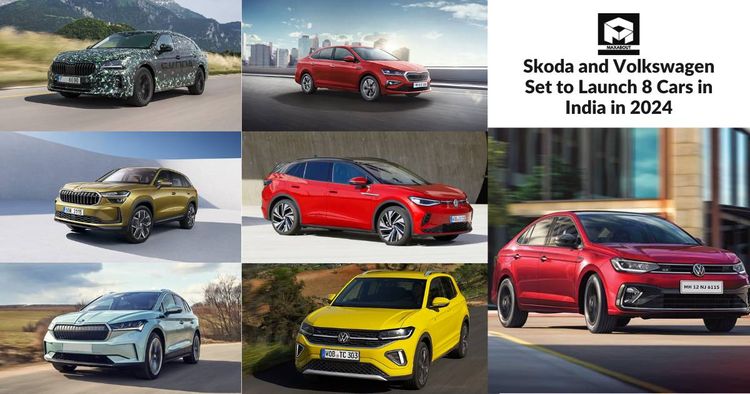 Skoda and Volkswagen Set to Launch 8 Cars in India in 2024 - Maxabout News