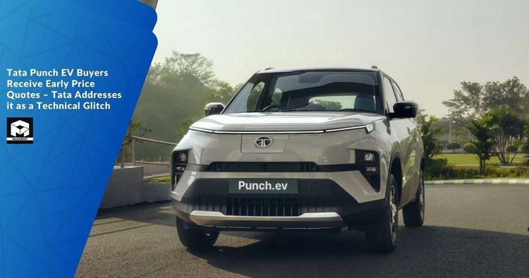 Tata Punch EV Buyers Receive Early Price Quotes – Tata Addresses it as a Technical Glitch