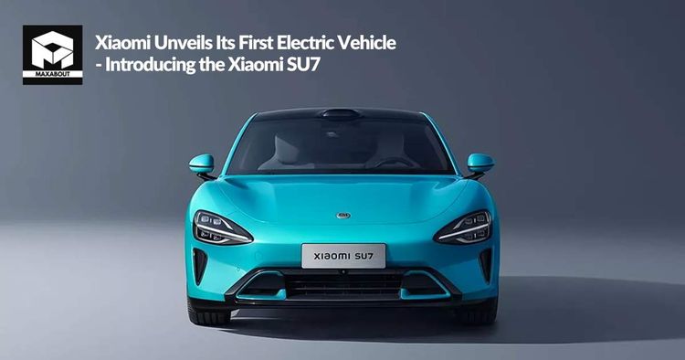 Xiaomi Unveils Its First Electric Vehicle - Introducing the Xiaomi SU7